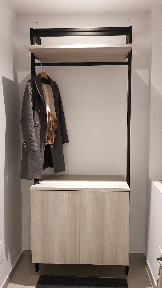 Cabina Armadio con struttura in alluminio 1 vano personalizzabile online